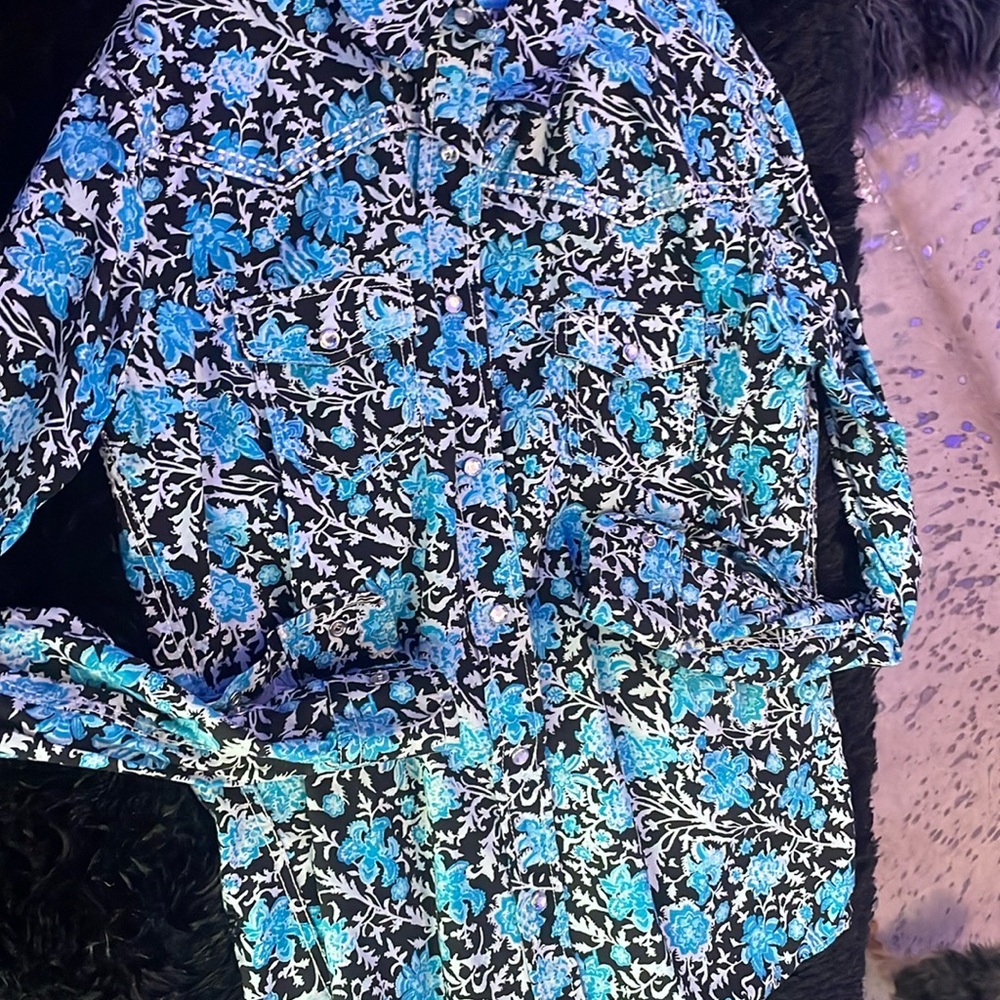 Vibrant Floral Long Sleeve Top